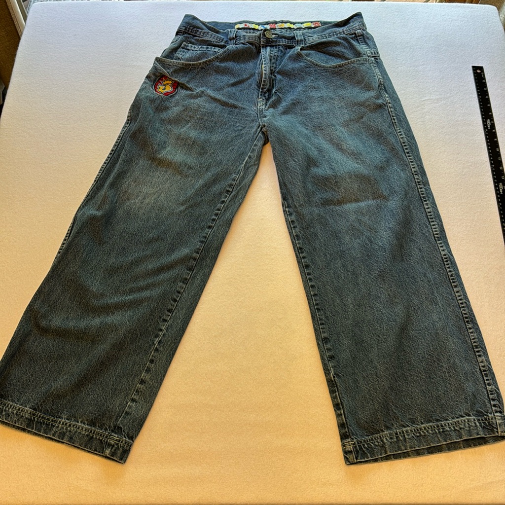 Jnco Vintage Cargo Blue Jeans, Great Condition!
